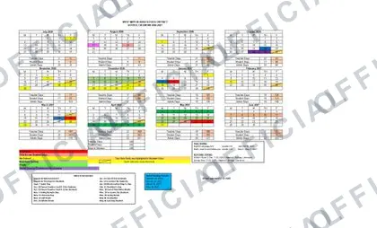 WEST MIFFLIN AREA SCHOOL DISTRICT 2026-27 calendar