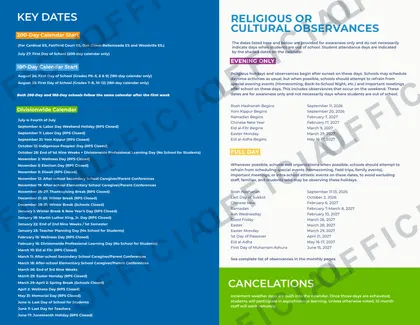 RPS Richmond Public Schools 2026-27 calendar