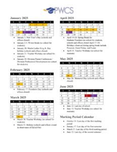 prince william county schools calendar 24-25