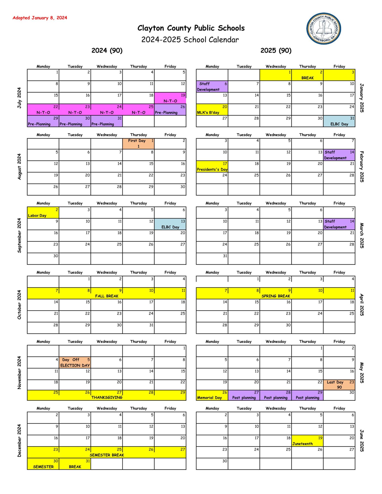 Fulton County GA School Calendar 2526 [PDF] EduCounty