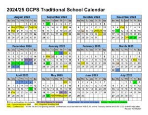 granville county school calendar