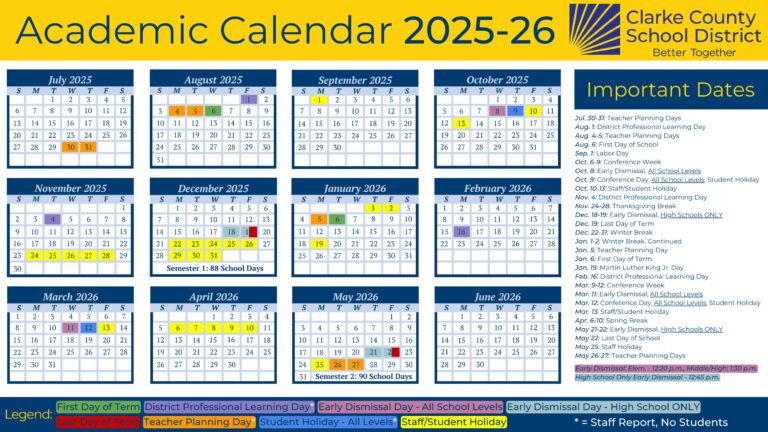 Clarke County Schools Calendar 25 26 PDF EduCounty Clarke County Schools Calendar 25 26 PDF EduCounty