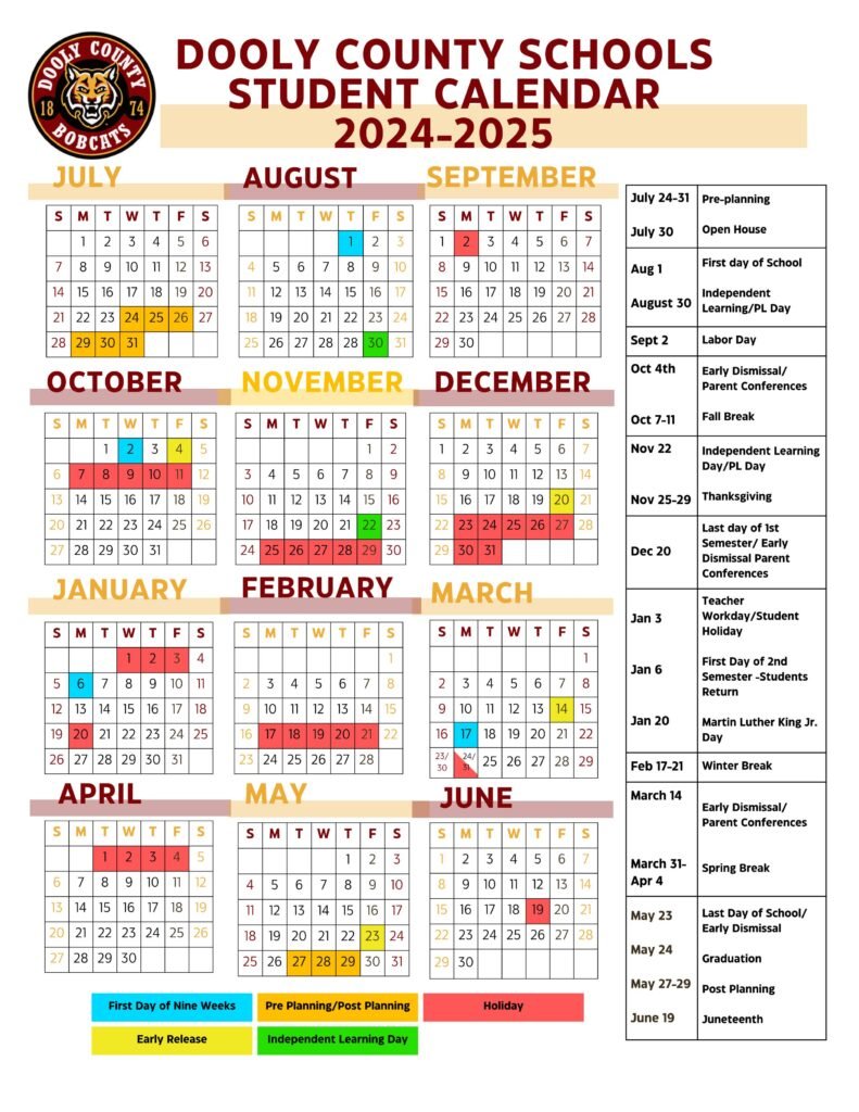 dooly county schools calendar 25-26