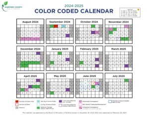 Harford County ct schools calendar 24-25