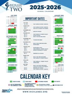 Richland County School District Two Calendar 25 26 PDF EduCounty