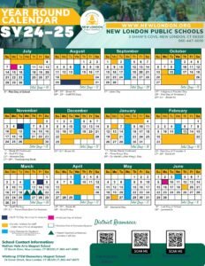 New london public schools ct calendar 24-25