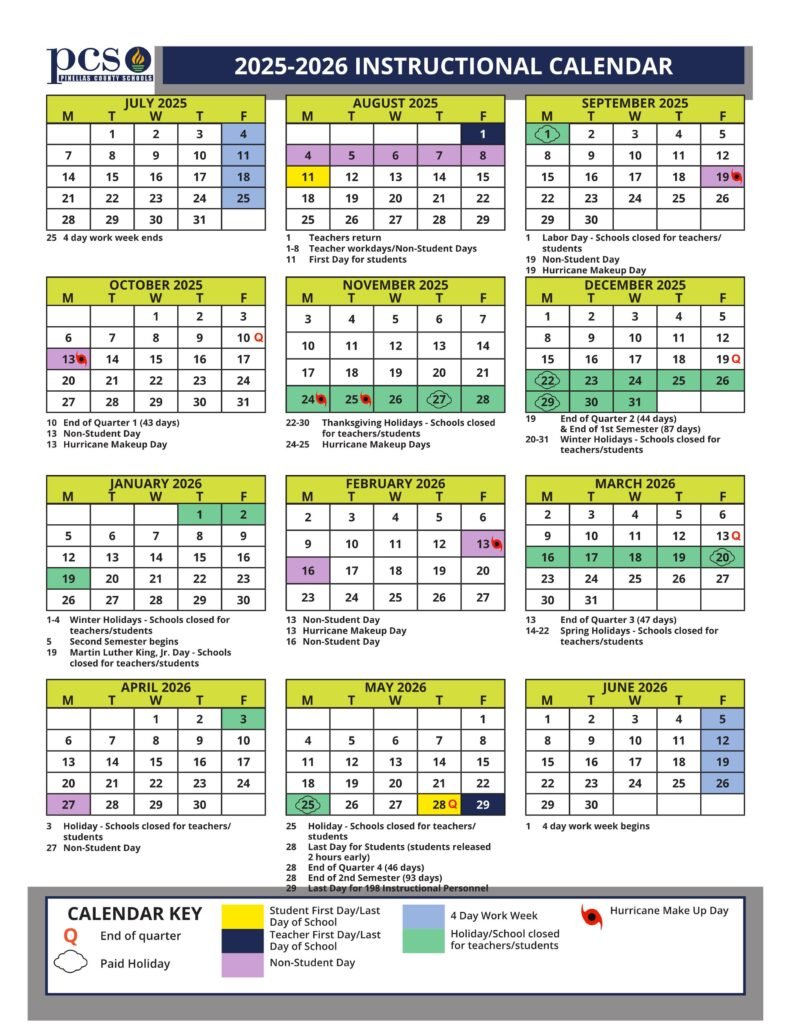 Pinellas County FL Schools Calendar 25 26 PDF EduCounty Pinellas County FL Schools Calendar 25 26 PDF EduCounty