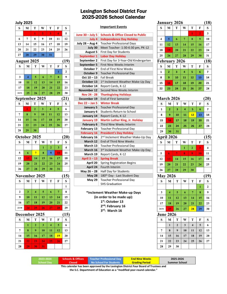 Lexington County Schools SC District 1 4 25 26 EduCounty