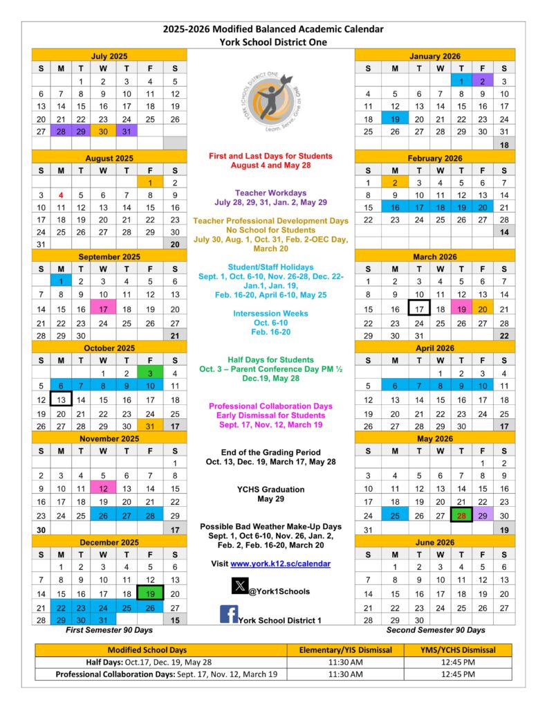 York County SC School Calendar 25 26 District 1 EduCounty york-county-sc-school-calendar-25-26-district-1-educounty