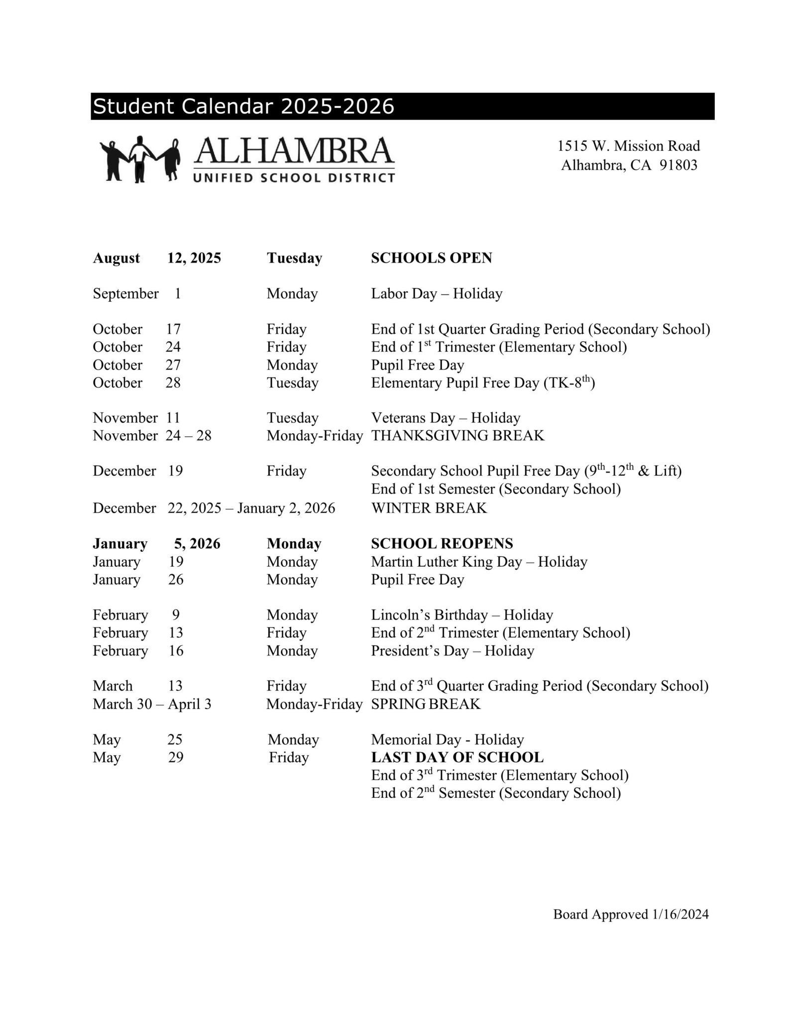 Al Hambra AUSD Unified School District 2526 [PDF] EduCounty