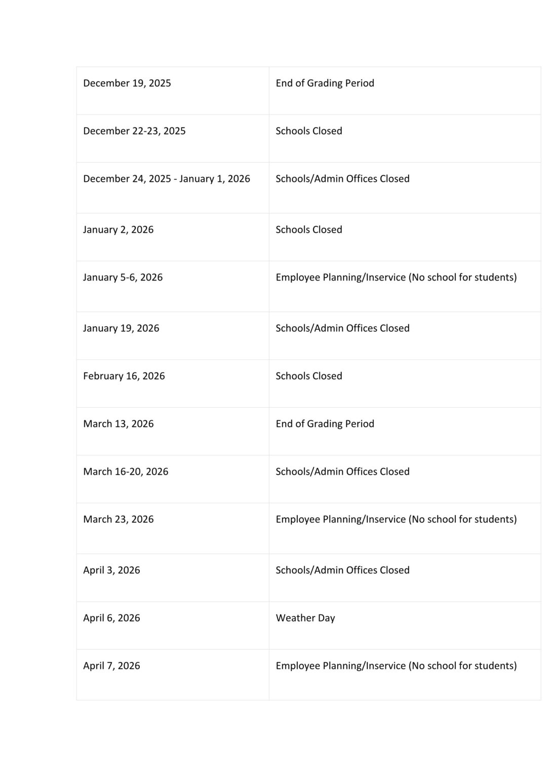 Duval County fl Schools Calendar 2526 [PDF] EduCounty