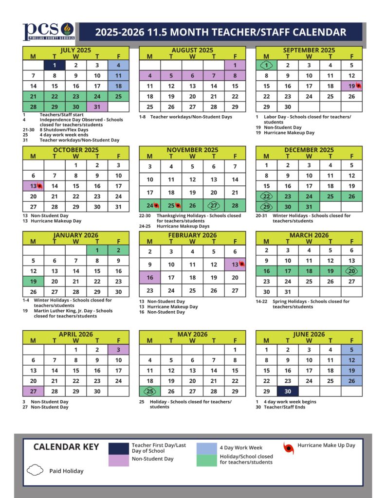 Pinellas County FL Schools Calendar 25-26 [PDF] - EduCounty