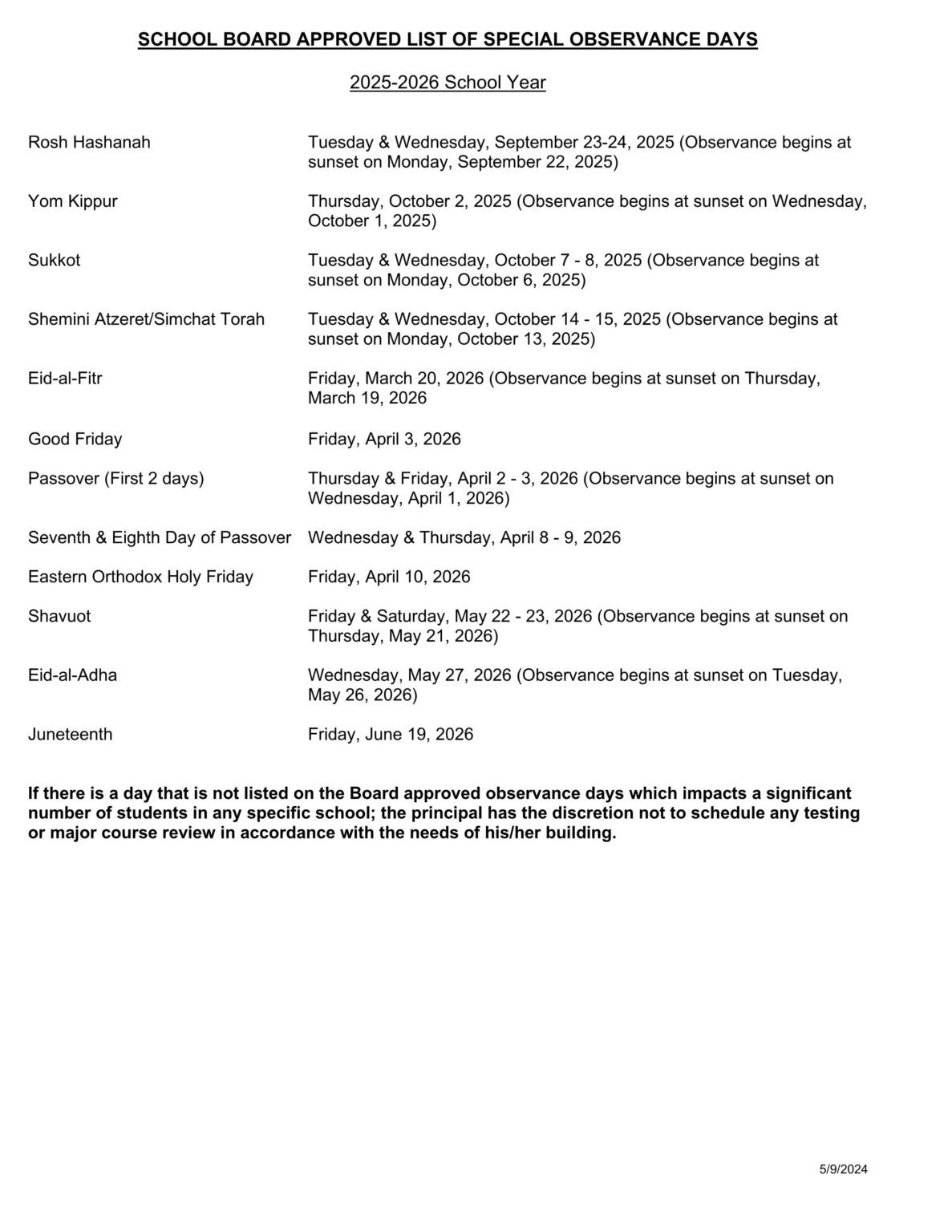 Pinellas County FL Schools Calendar 25-26 [PDF] - EduCounty