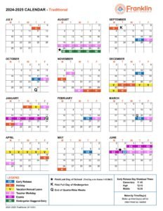 franklin schools calendar 24-25