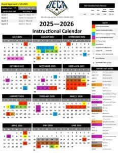 JUDSON ISD SCHOOLS CALENDAR 25-26 Early College