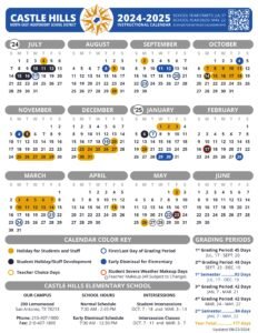 North East NEISD School Calendars 24-25