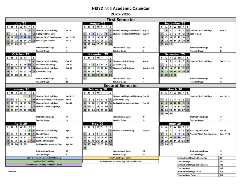 North East NEISD School Calendars 25 26 PDF EduCounty north-east-neisd-school-calendars-25-26-pdf-educounty