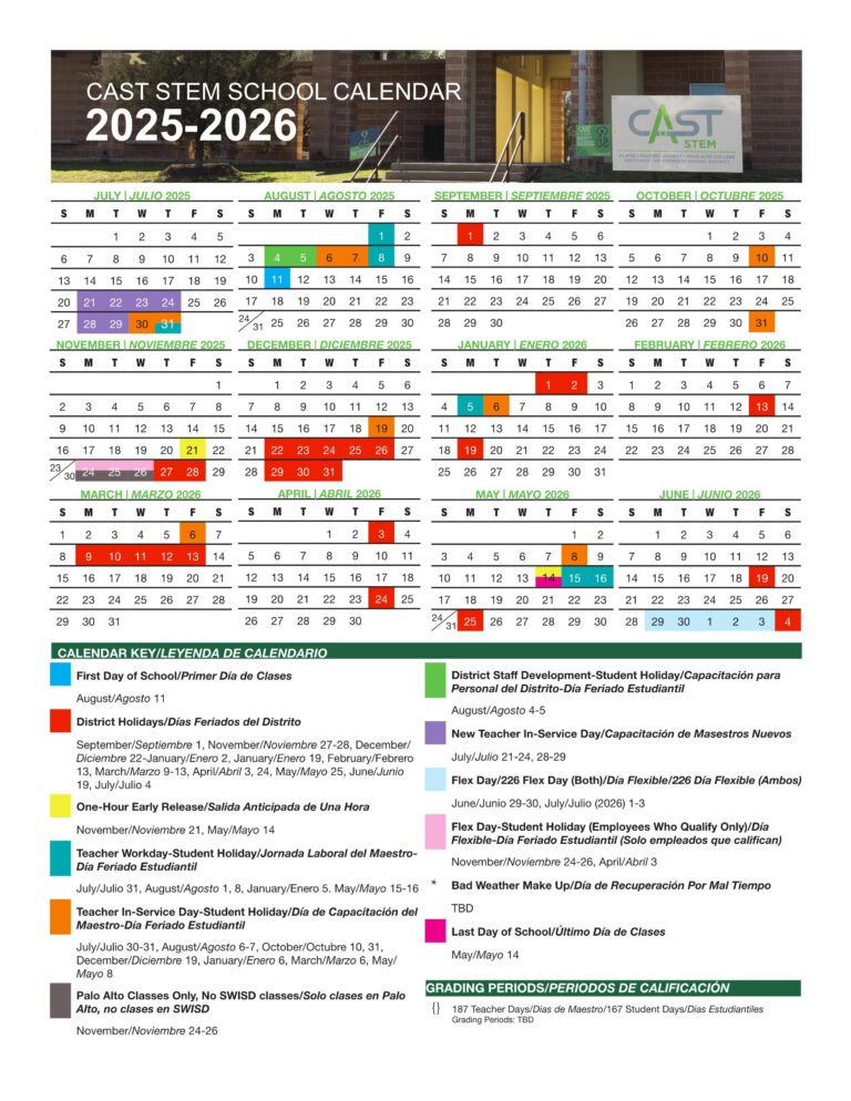 Southwest ISD School Calendar 25-26 [PDF] - EduCounty