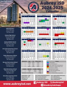AUBREY ISD SCHOOL CALENDAR 24-25