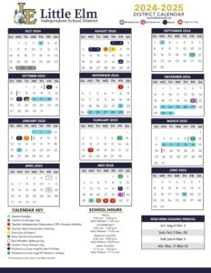LITTLE ELM ISD SCHOOL CALENDAR 24-25