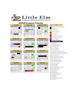 LITTLE ELM ISD SCHOOL CALENDAR 25-26