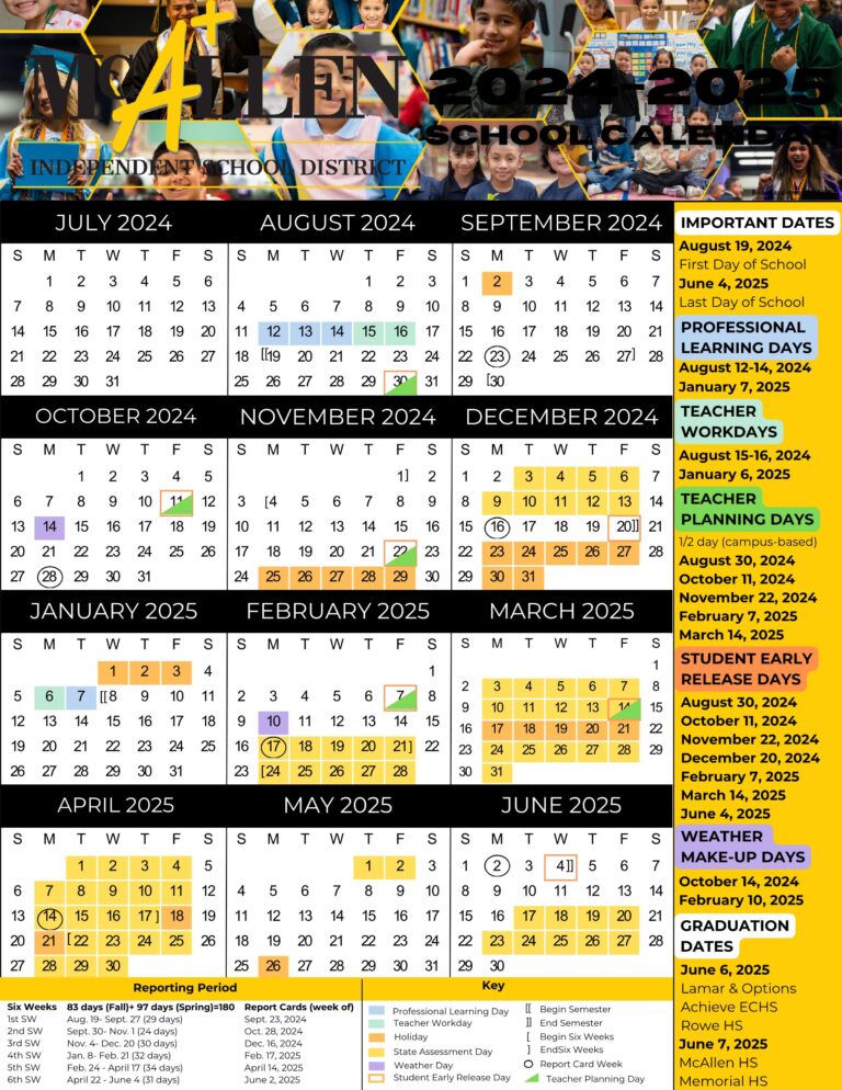 McAllen ISD School Calendar 24-25 [PDF] - EduCounty