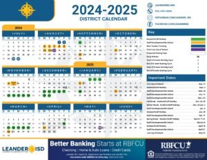 LEANDER ISD SCHOOL CALENDAR 24-25