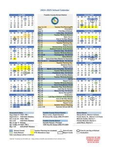 franklin county schools calendar 24-25