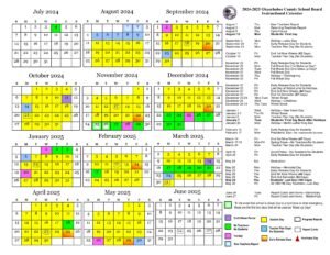 Okeechobee county schools calendar 25-26