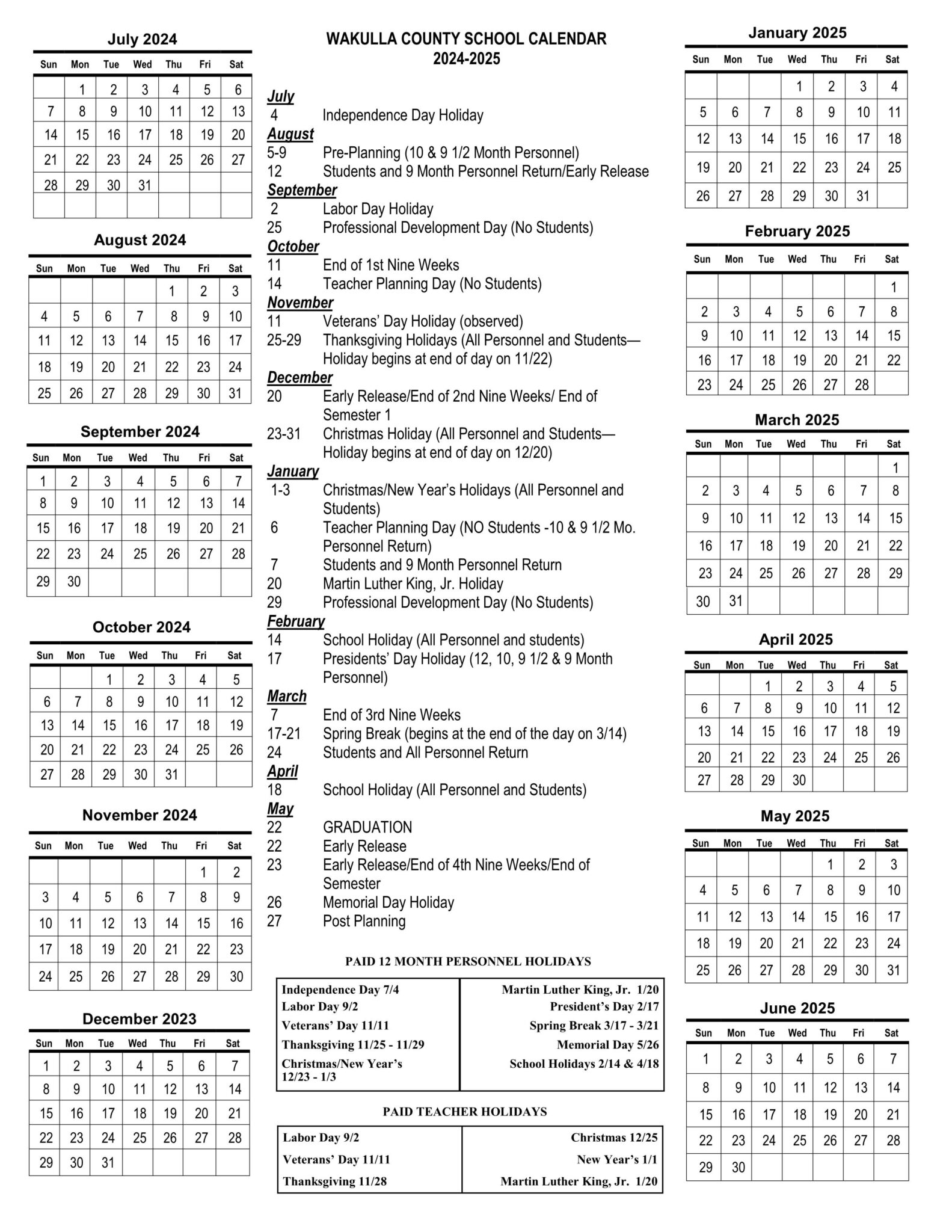 Wakulla County Schools Calendar 25 26 PDF EduCounty Wakulla County Schools Calendar 25 26 PDF EduCounty