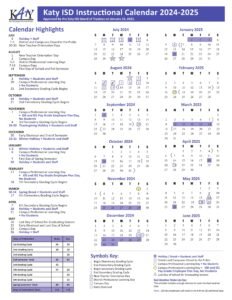 katy isd calendar 24-25