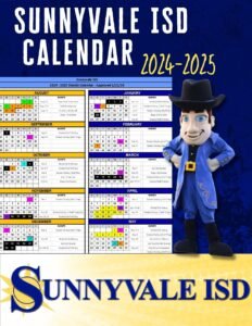 Sunnyvale ISD schools calendar 24-25