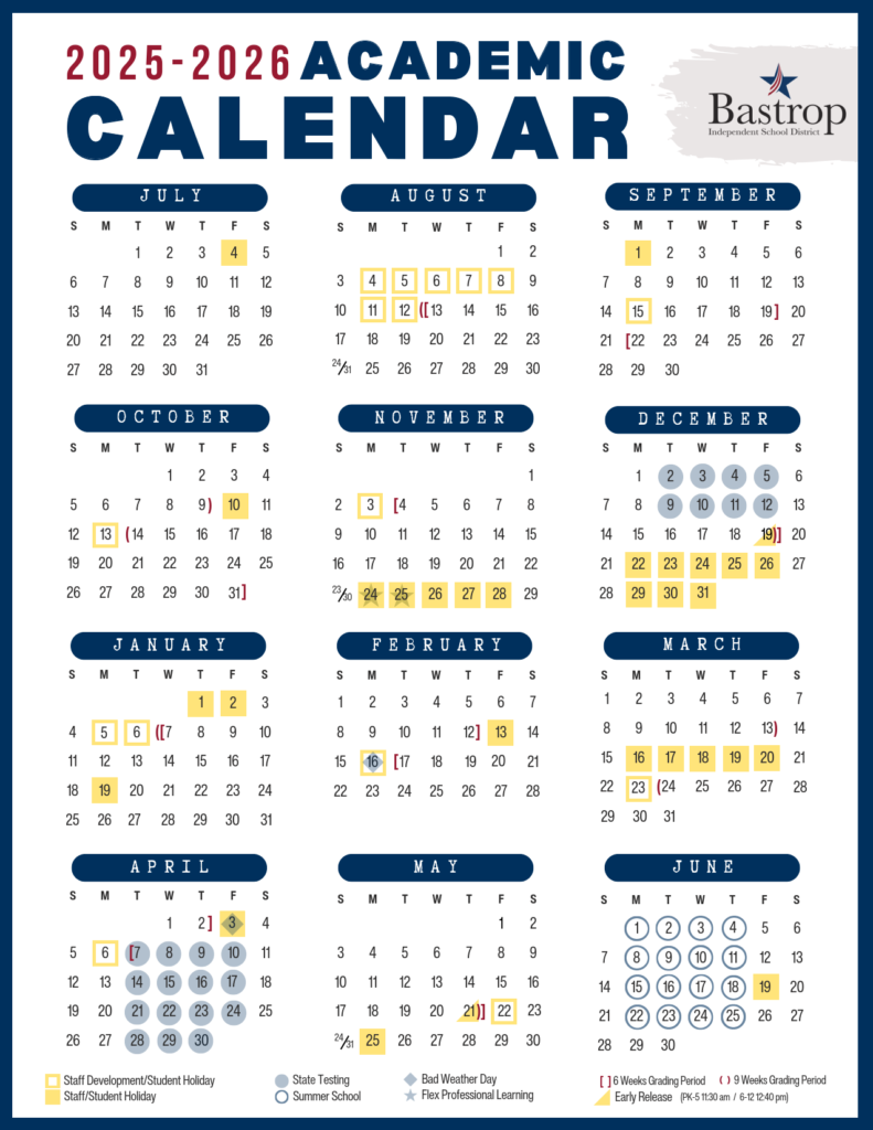 Bastrop ISD School Calendar 25 26 PDF REVISED EduCounty bastrop-isd-school-calendar-25-26-pdf-revised-educounty