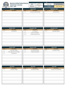 Benicia Unified School District 25-26