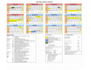 Waxahachie ISD School Calendar 25-26 [PDF]