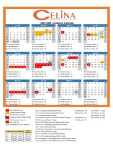 Celina ISD school Calendar 24-25