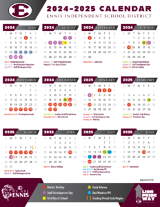 ENNIS ISD SCHOOL CALENDAR 24-25