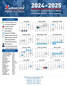 harmony public schools calendar Houston