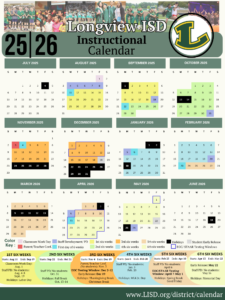 Longview ISD School Calendar 25-26 Revised [PDF]