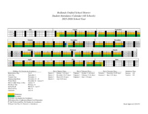 Redlands Unified School District Calendar 25 26 PDF REVISED EduCounty