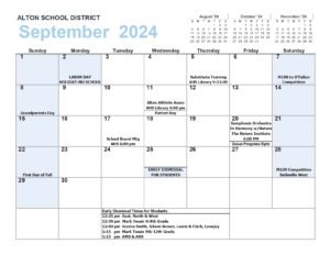 alton district 11 calendar