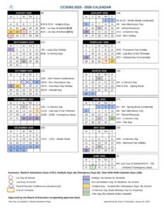 CCSD93 SCHOOL CALENDAR