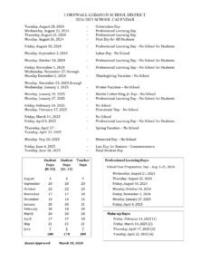 CORNWALL-LEBANON SCHOOL DISTRICT