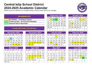 Central Islip UFSD Calendar 25-26