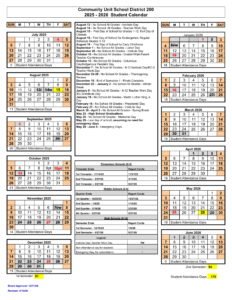 CUSD District 200 d200 calendar
