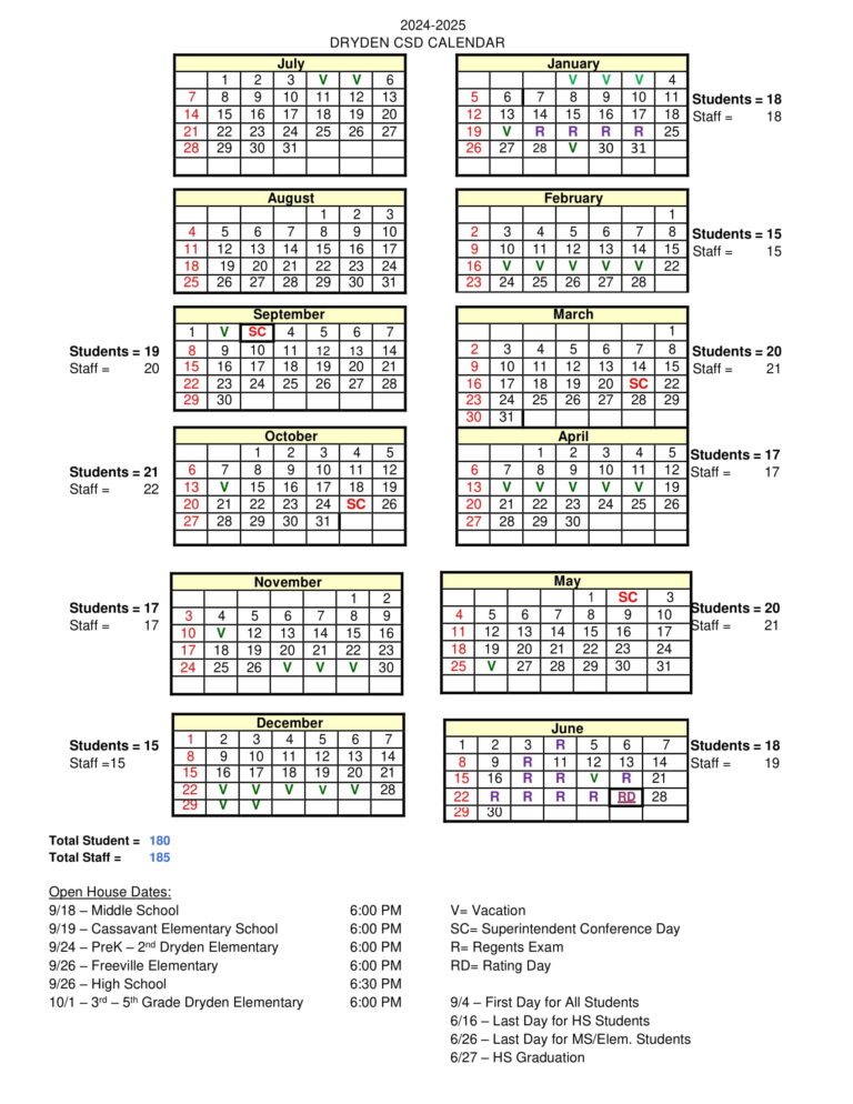Dryden CSD Calendar 25 26 revised pdf EduCounty Dryden CSD Calendar 25 26 revised pdf EduCounty