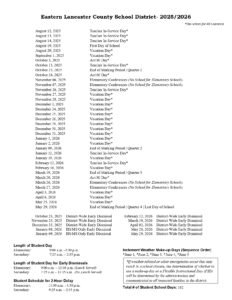 Eastern Lancaster County School District