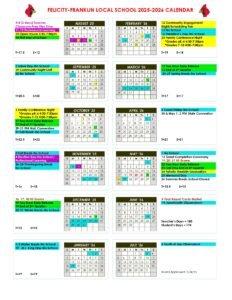 Felicity-franklin local schools Calendar