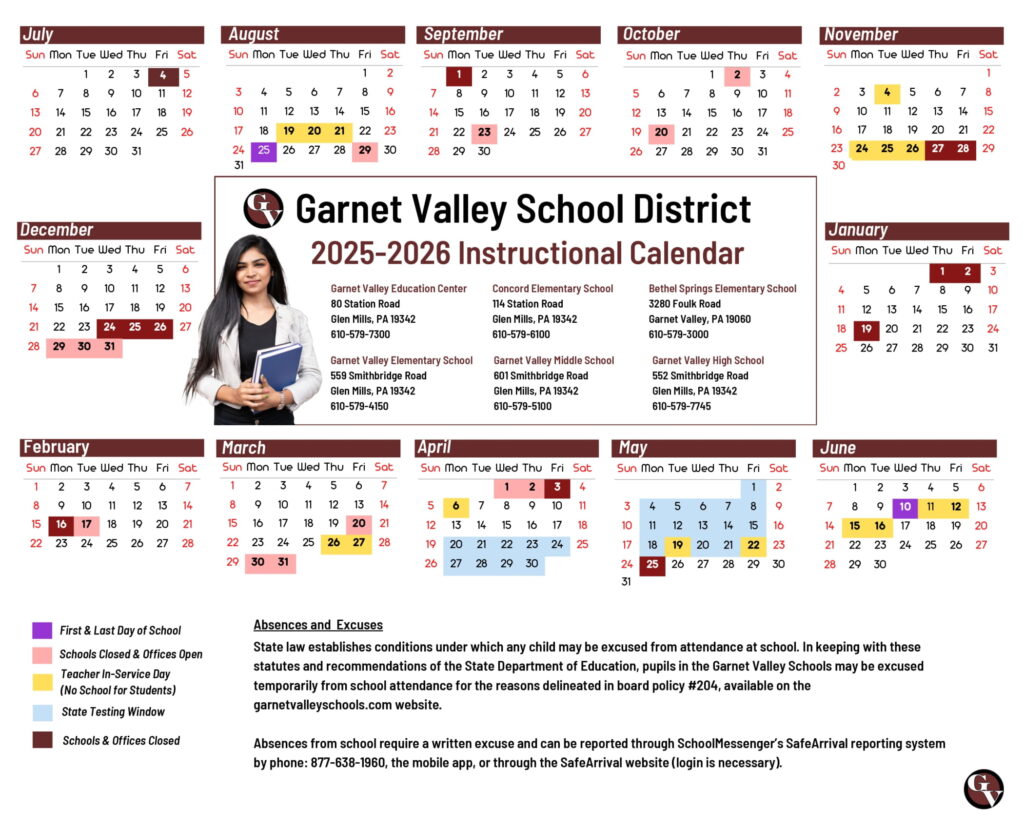 Valley School District 2526 Calendar [PDF] revised EduCounty