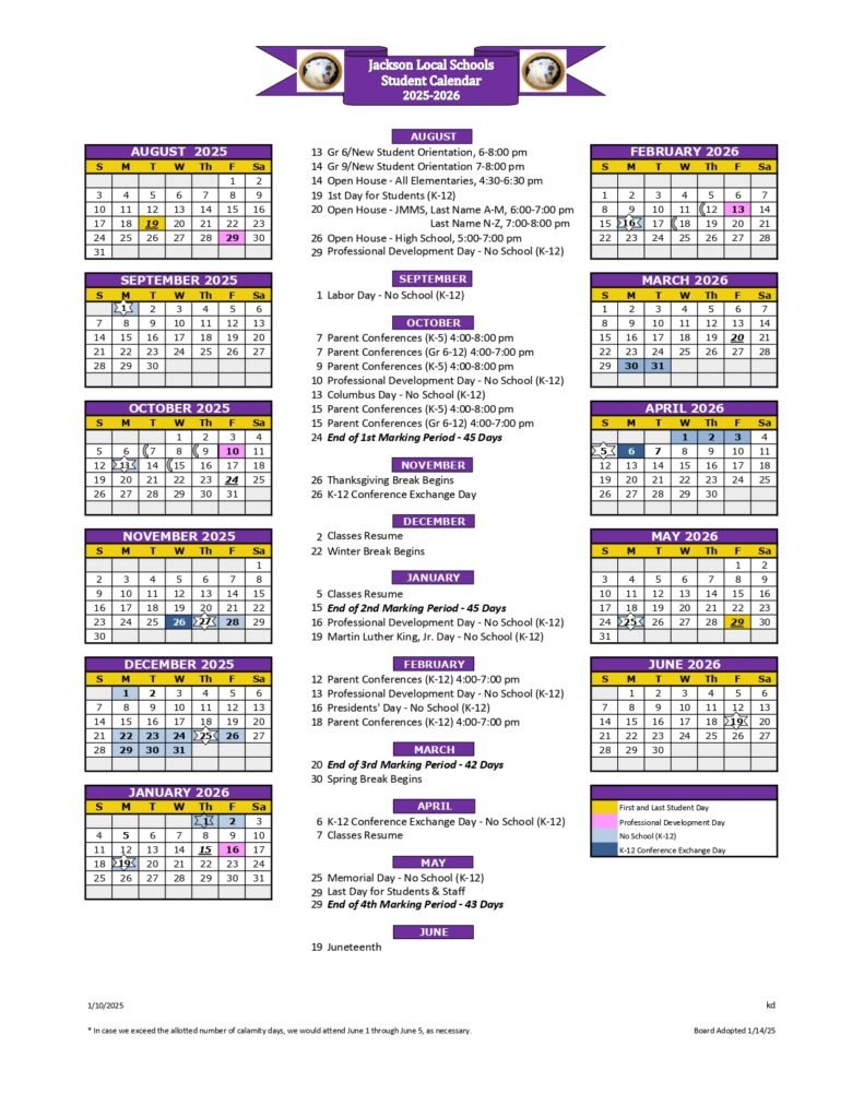 jackson local schools